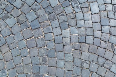 Taş yol kaldırım doku engellemek.