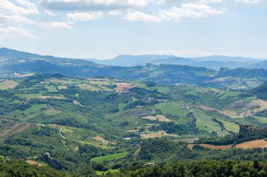 Gündüz, güzellik manzara havadan görünümü.