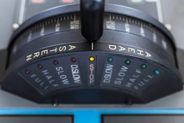 Durak yeri bir tüccar gemi denetim sopa.