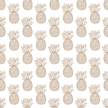 Güzel ananas pürüzsüz desen