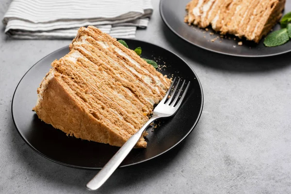 Torta al miele stratificata — Foto Stock