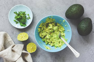 Kasede püre avokado guacamole sosu