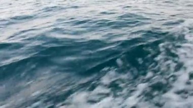Yat yelken deniz dalgaları görünümü