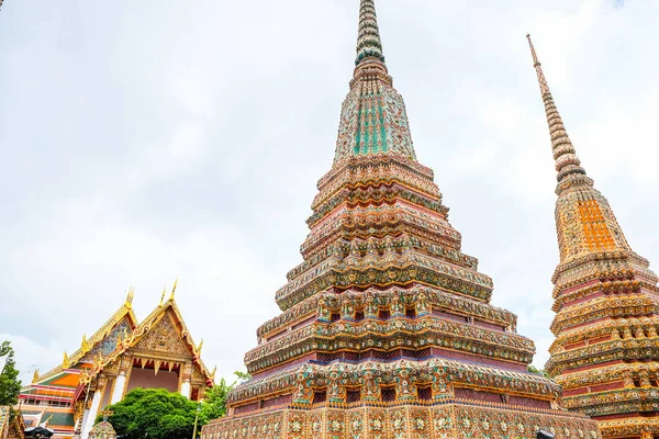 Chedi Wat Pho Pho Temple Recycing Buddha Bangkok Thailand — стоковое фото