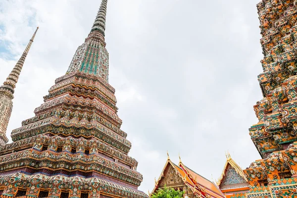 Chedi Wat Pho Pho Temple Recycing Buddha Bangkok Thailand — стоковое фото