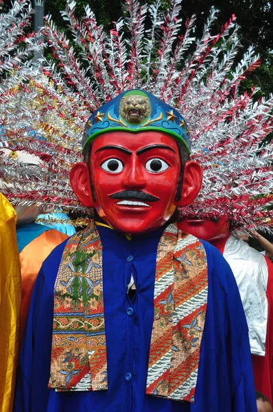 Ondel Ondel Big Jakarta Traditional Puppet — стокове фото