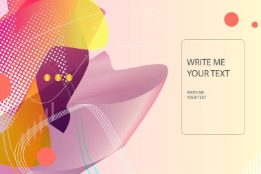 Çizgilerile fütüristik afiş geometrik mor degrade doku soluk pembe nazik soyut arka plan