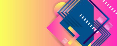 Çizgiler Metin için nokta degradeleri ve daireleri ile basit lakonik pembe soyut geometrik arka plan