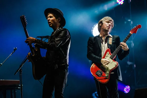 Beck Treedt Tijdens Muziekfestival — Stockfoto