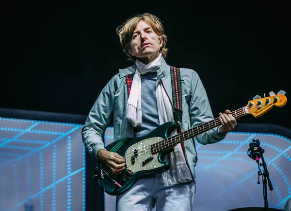 Lucht Optredens Het Podium Tijdens Muziekfestival — Stockfoto