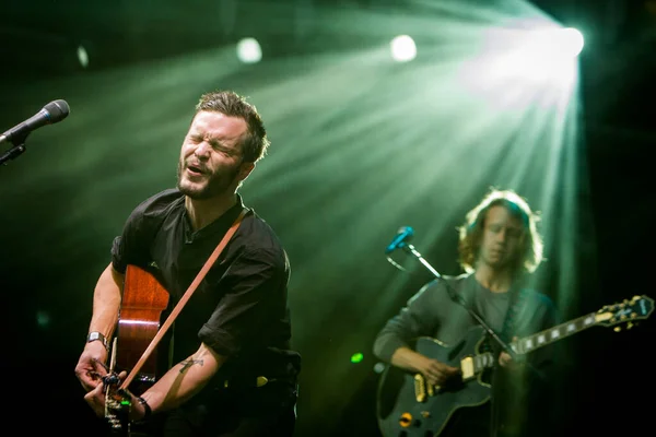 Tallest Man Earth Performing Stage Music Festival — Stock Photo, Image