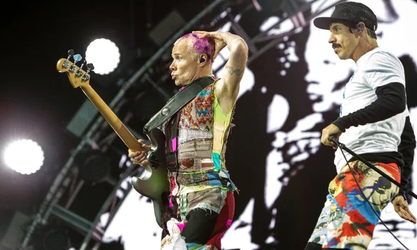 Red Hot Chili Peppers Performing Stage Music Festival — Stock Photo, Image