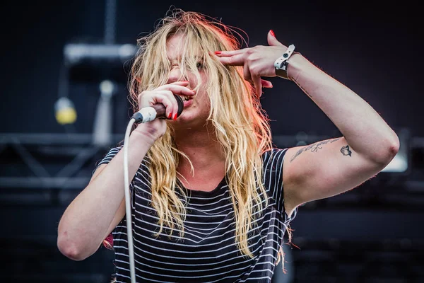 Marmozets Performing Stage Music Festival — Stock Photo, Image