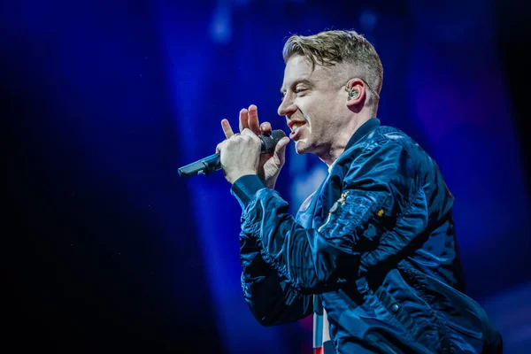 Macklemore Ryan Lewis Actuando Escenario Durante Festival Música — Foto de Stock