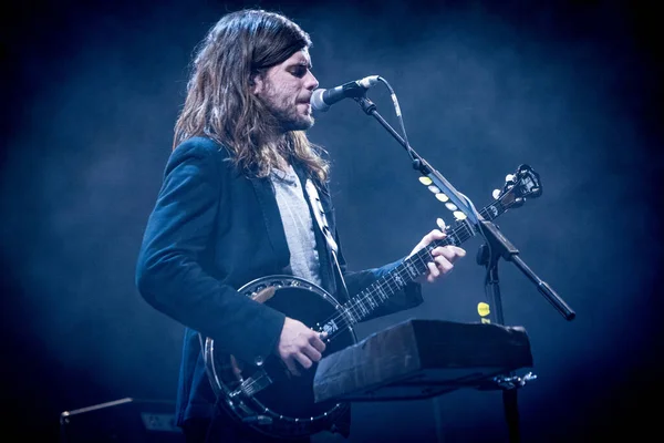 Mumford Sons Performing Stage Music Festival — Stock Photo, Image