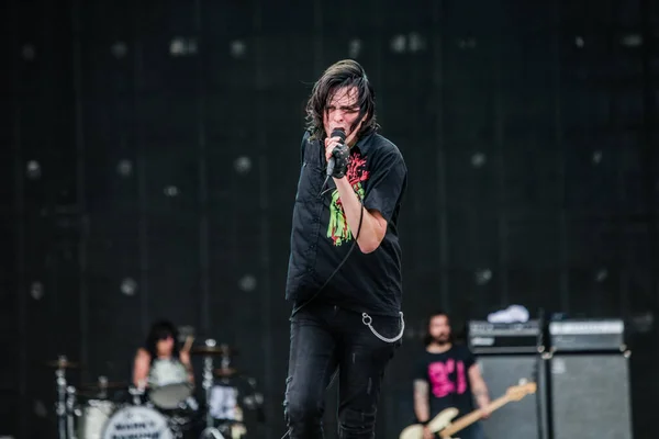 Marky Ramone Actuando Escenario Durante Festival Música — Foto de Stock