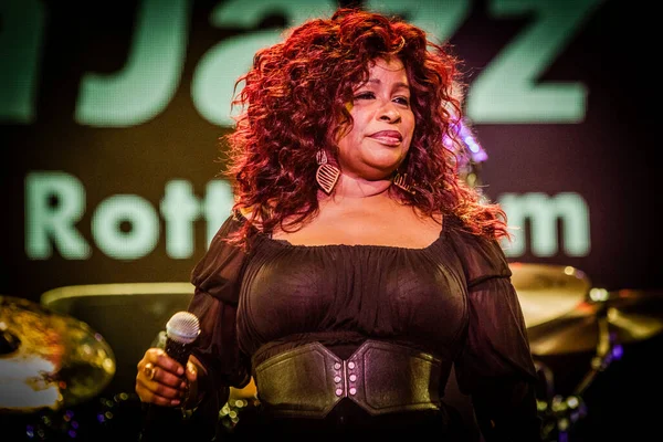 Chaka Khan Actuando Escenario Durante Festival Música — Foto de Stock