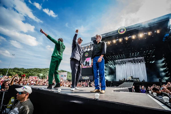 Triggerfinger Actuando Escenario Durante Festival Música — Foto de Stock