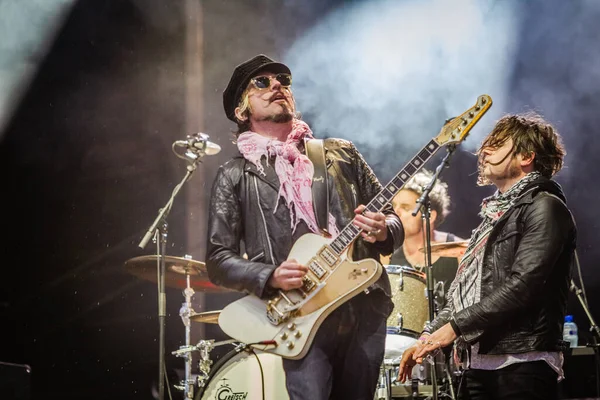 Rival Sons Performing Stage Music Festival — Stock Photo, Image