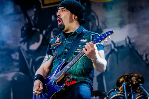 Volbeat Performing Stage Music Festival — Stock Photo, Image