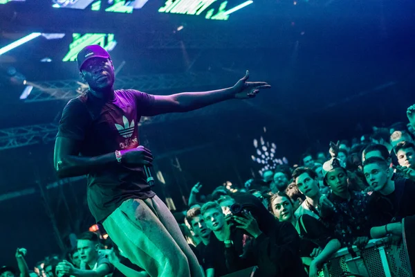 Stormzy Performing Stage Music Festival — Stock Photo, Image