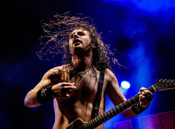 Airbourne Performing Stage Music Festival — Stock Photo, Image