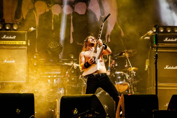 Airbourne Actuando Escenario Durante Festival Música — Foto de Stock