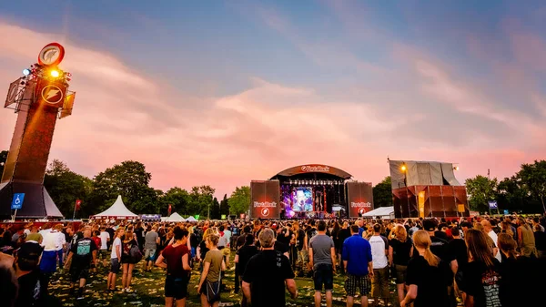 Volbeat Treedt Tijdens Muziekfestival — Stockfoto