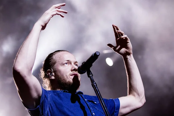 Imagine Dragons Performing Stage Music Festival — Stock Photo, Image