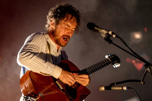 Damien Rice Performing Stage Music Festival — Stock Photo, Image