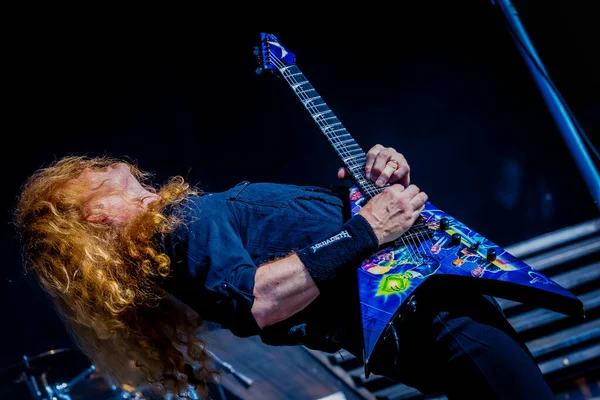 Megadeth Actuando Escenario Durante Festival Música — Foto de Stock