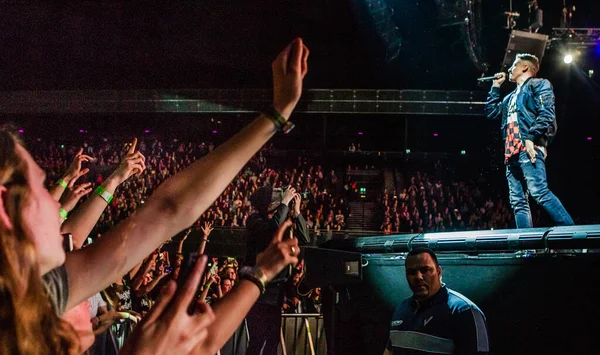 Macklemore Ryan Lewis Treden Tijdens Muziekfestival — Stockfoto