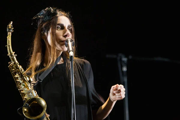 Harvey Performing Stage Music Festival — Stock Photo, Image