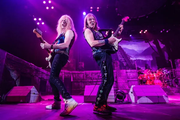 Iron Maiden Treedt Tijdens Muziekfestival — Stockfoto