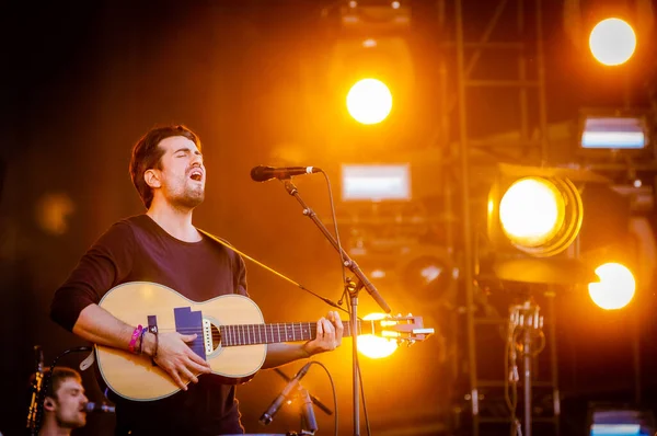 Dotan Actuando Escenario Durante Festival Música — Foto de Stock