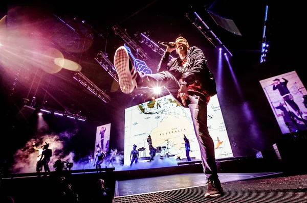 Macklemore Ryan Lewis Actuando Escenario Durante Festival Música —  Fotos de Stock