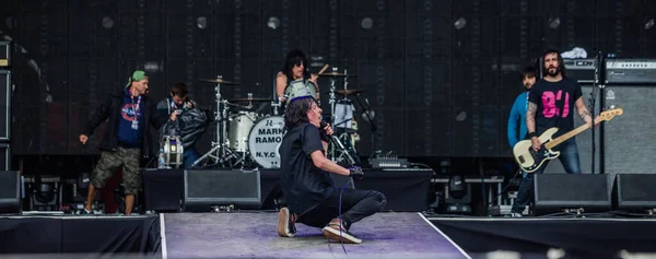 Marky Ramone Treedt Tijdens Muziekfestival — Stockfoto