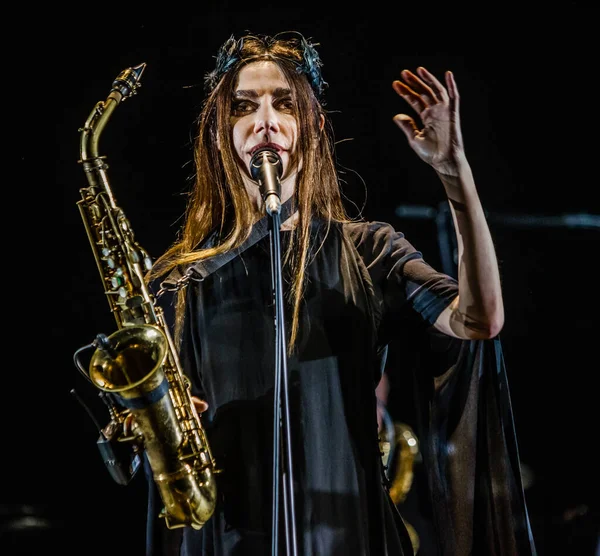 Harvey Performing Stage Music Festival — Stock Photo, Image