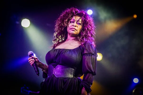 Chaka Khan Treedt Tijdens Muziekfestival — Stockfoto