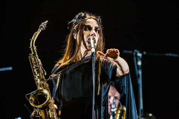 Harvey Performing Stage Music Festival — Stock Photo, Image