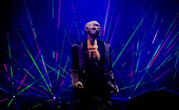 Faithless Performing Stage Music Festival Stock Picture