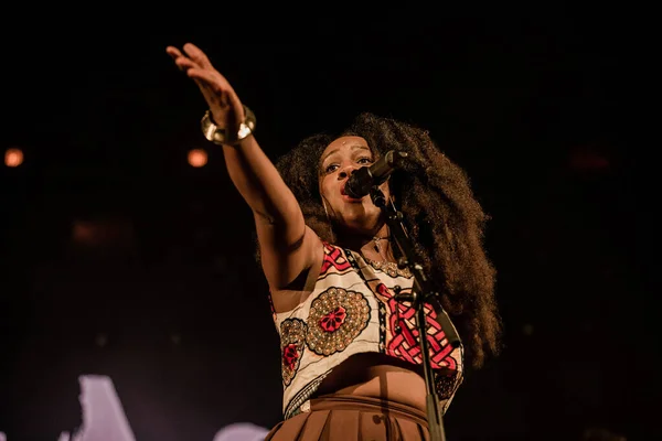 Nao Apresentando Palco Durante Festival Música — Fotografia de Stock