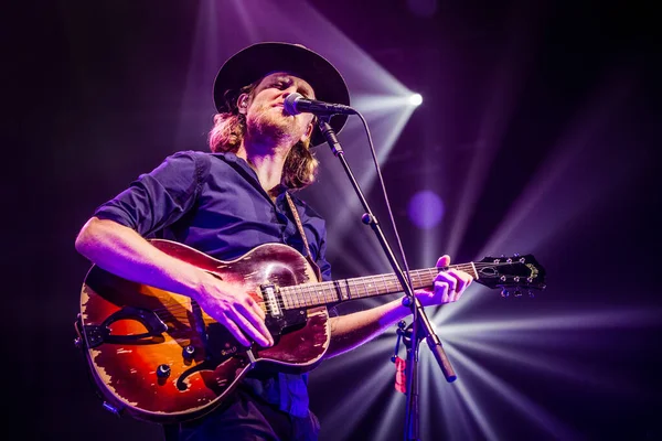 Lumineers Performing Stage Music Festival — Stock Photo, Image