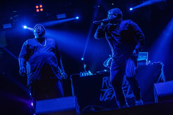 Run Jewels Produisant Sur Scène Pendant Festival Musique — Photo