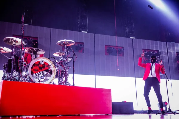 Twenty One Pilots Performing Stage Music Festival — Stock Photo, Image