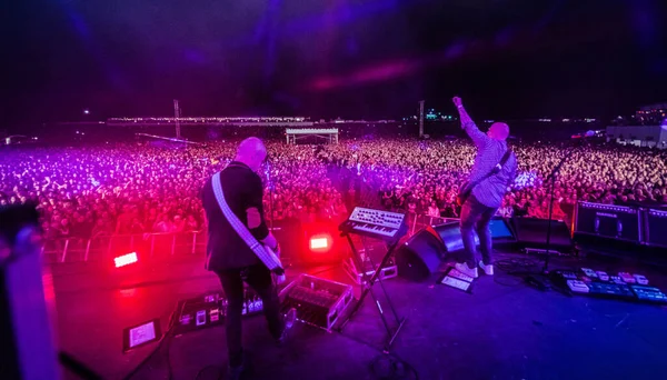 Blof Bei Konzert Auf See Auf Der Bühne — Stockfoto