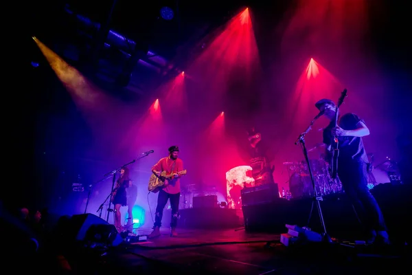 Angus Julia Stone Müzik Festivalinde Sahnede Sahne Alıyorlar — Stok fotoğraf