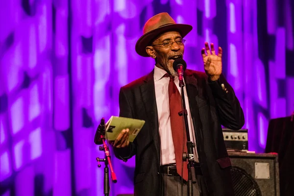 Linton Kwesi Johnson Müzik Festivalinde Sahnede Sahne Alacak — Stok fotoğraf