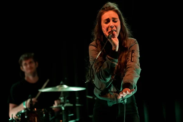 Amy Shark Apresentando Palco Durante Festival Música — Fotografia de Stock