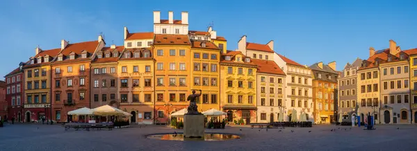 Old Town Market Square Warsaw Poland — Stock Photo, Image